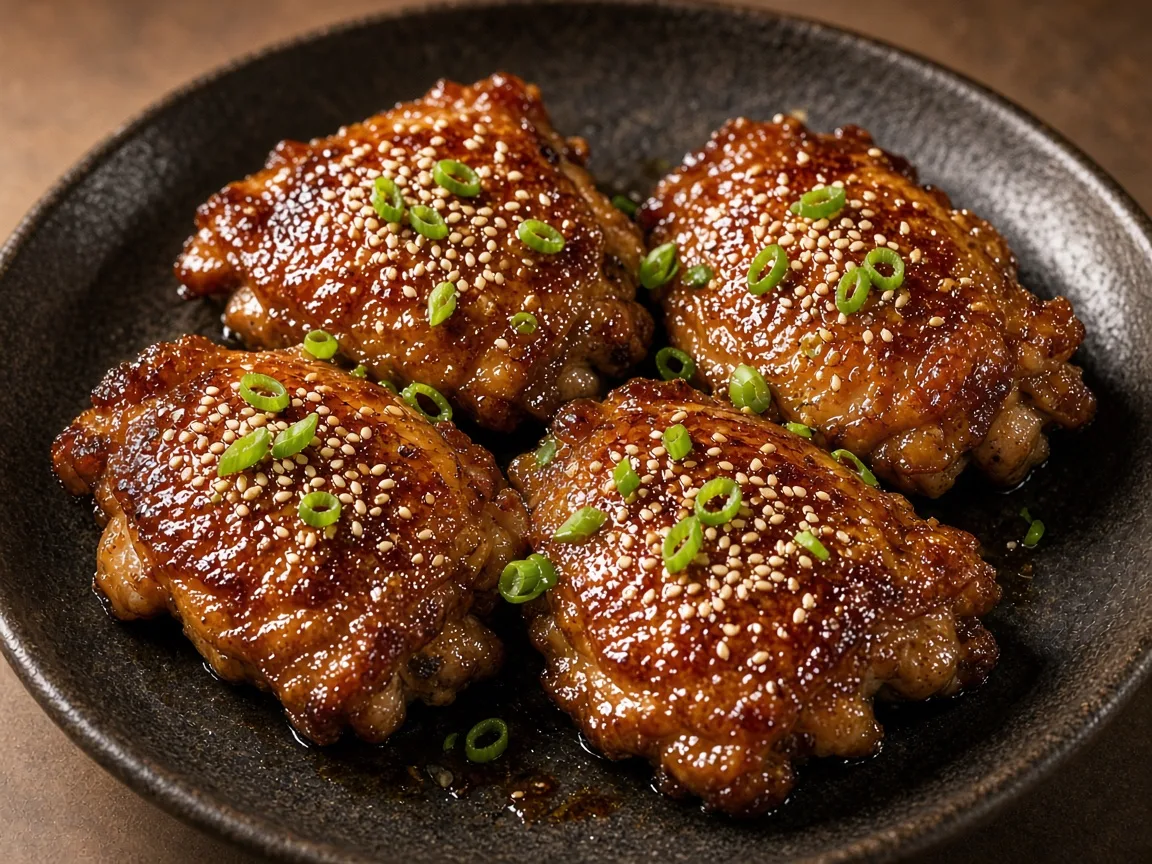 Хрустящая курица с мисо